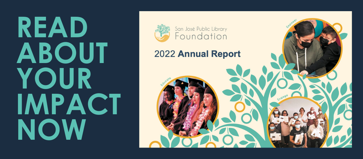 Cover of our 2022 Annual Report. "Read about your impact now" 